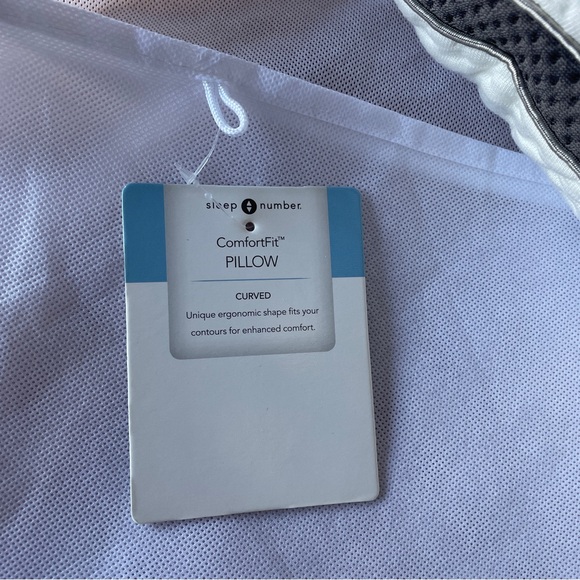 Sleep Number Comfortfit Pillow, King Size, Curved Best For Side & Back Sleepers - Picture 3 of 11